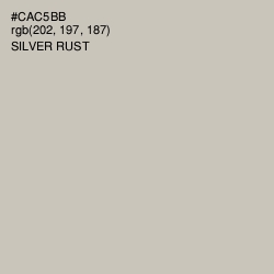 #CAC5BB - Silver Rust Color Image